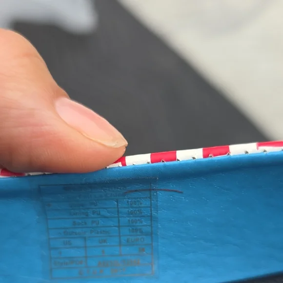 T.U.K Black and Red Cat Flats - Picture 8 of 9